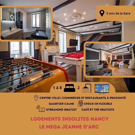 Mega Jeanne D'Arc Billard Baby Foot Logements Insolites 南锡 外观 照片